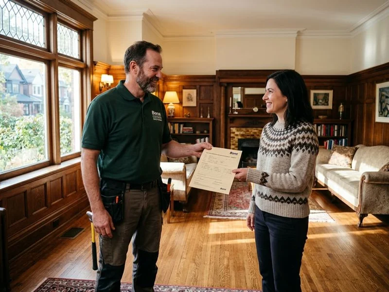 Craftsman delivering a heritage restoration estimate in a Rosedale Victorian