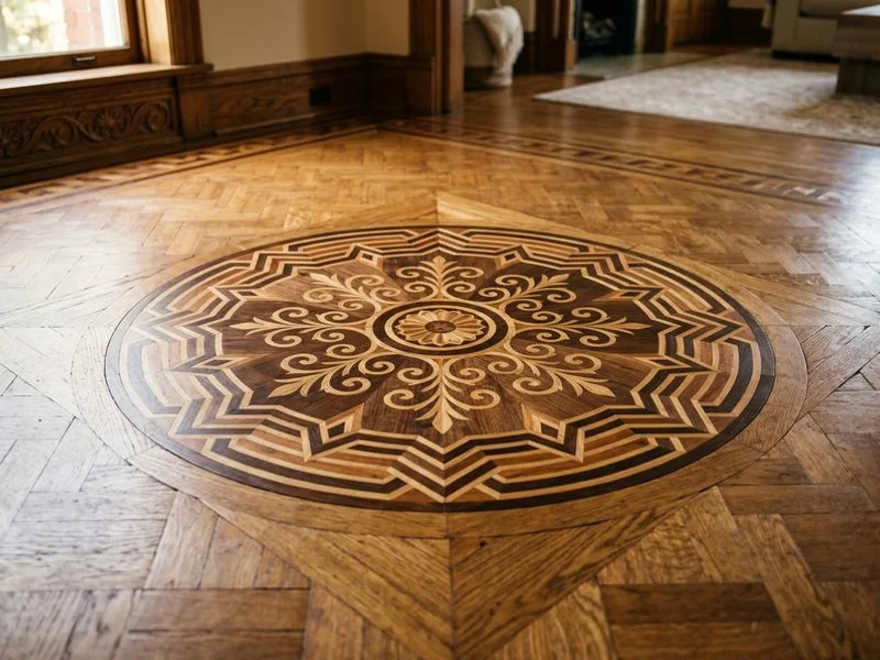 Custom Pattern Flooring (Herringbone & Chevron) project 3